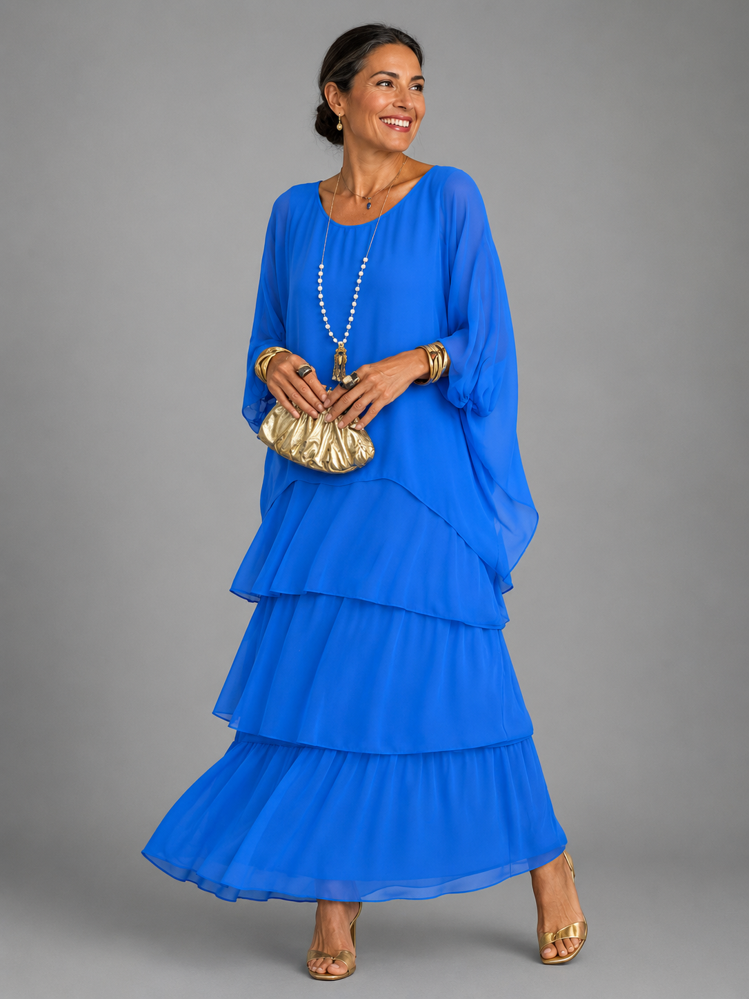 Azucena · Vestido Maxi Fluido Elegante