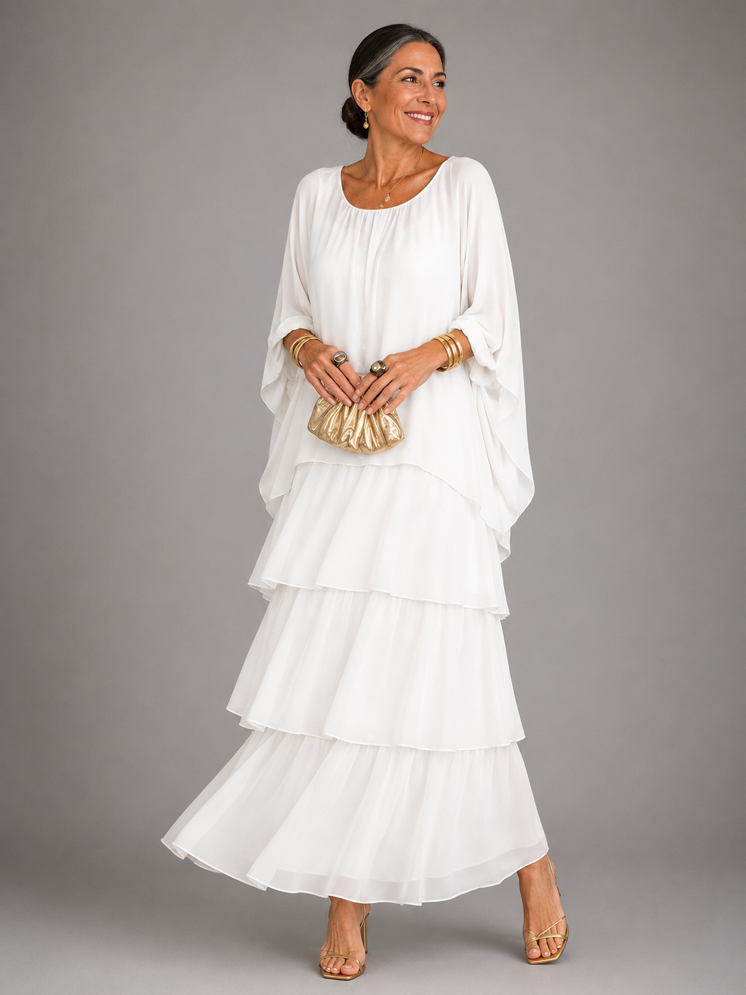 Azucena · Vestido Maxi Fluido Elegante