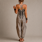 Astrid · Mono Boho Bordado con Bolsillos