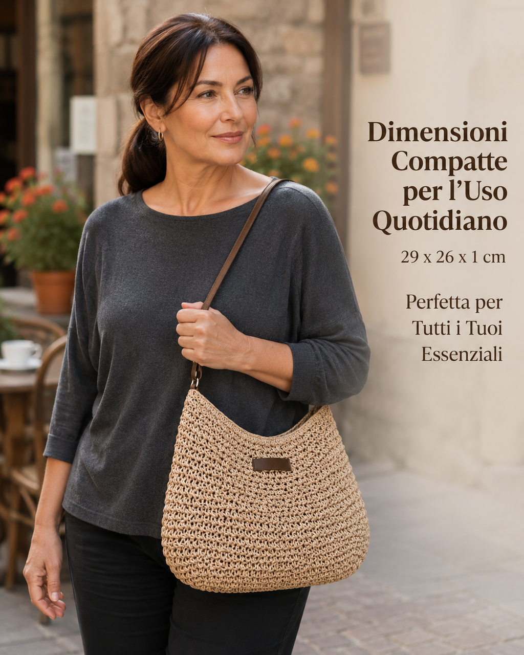 Simona · Bolso Trenzado Elegante