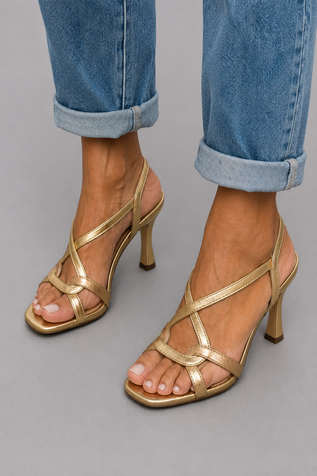 Soleil · Sandalias Doradas de Verano
