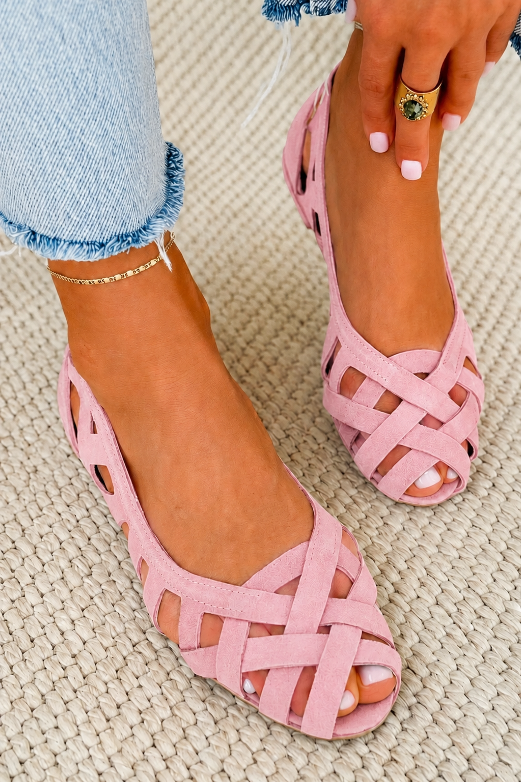 Caterina · Sandalias Trenzadas de Verano