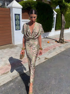 Vestido Midi Cobre Refinado