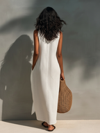 Noa · Vestido Maxi Escote Asimétrico