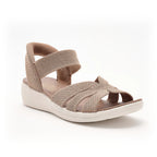 Sofía · Sandalias de Cuña con Tejido Elástico