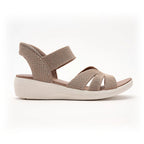 Sofía · Sandalias de Cuña con Tejido Elástico