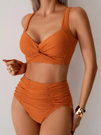 Nicoletta · Bikini Bandeau Tejido Arrugado