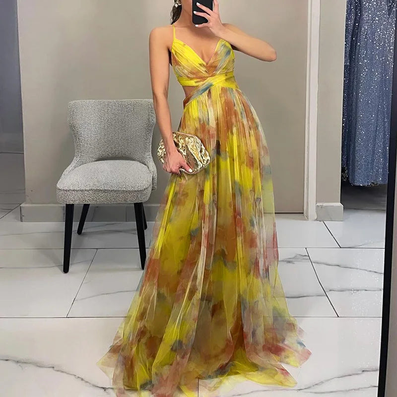 Giselle | Vestido Maxi Floral Encantador