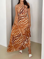 Adeline | Vestido de Noche Tropical Vibrante