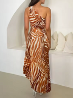 Adeline | Vestido de Noche Tropical Vibrante