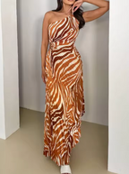Adeline | Vestido de Noche Tropical Vibrante