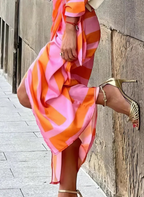 Amelia | Vestido Cruzado Estampado