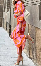 Amelia | Vestido Cruzado Estampado