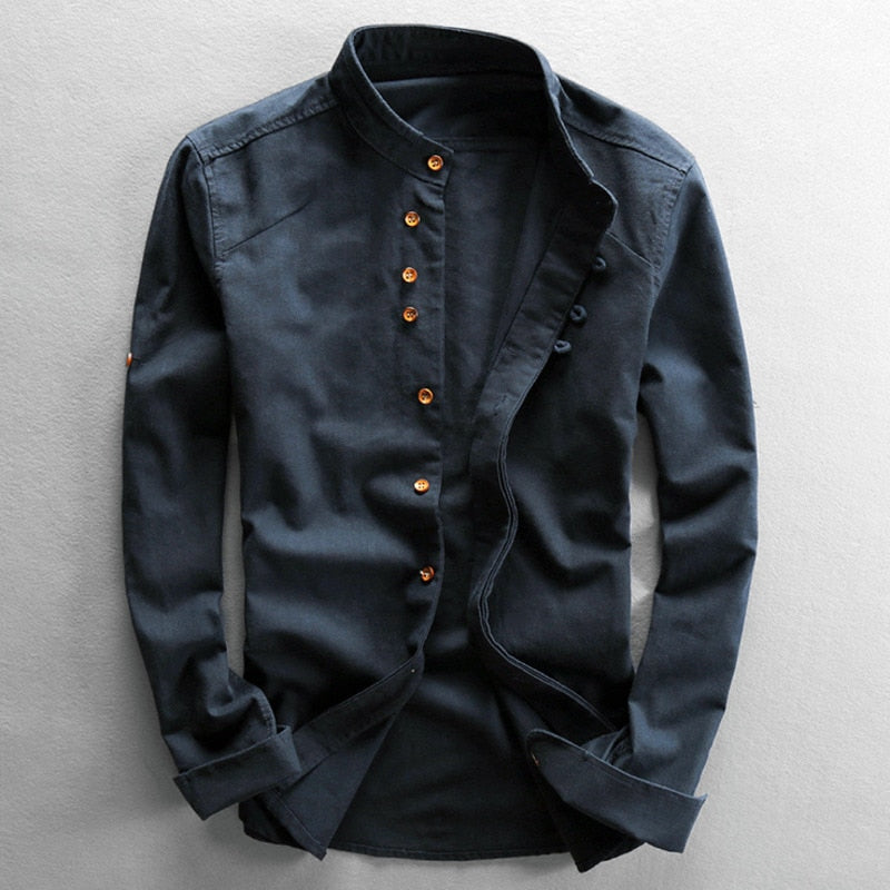 Takumi | Camisa minimalista de cuello japonés