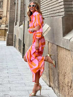 Amelia | Vestido Cruzado Estampado