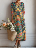 Ambre | Vestido de Diario Boho Verde Petróleo