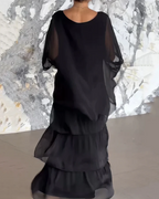 Lara · Vestido Largo Fluido Elegante