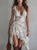Paula · Vestido Mini Floral Tirantes