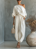Helena · Conjunto Top y Pantalón Tapered