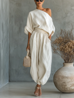Helena · Conjunto Top y Pantalón Tapered