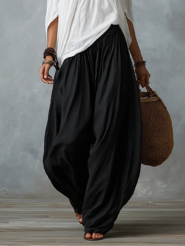 Eugenia · Conjunto de Top Bardot y Pantalón Bombacho