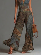 Zulema · Mono Largo de Gasa con Estampado Boho