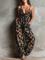 Marisol · Mono Animal Print Escote Halter