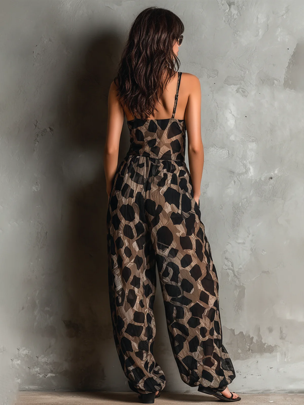 Marisol · Mono Animal Print Escote Halter