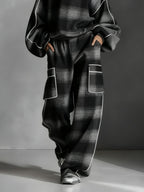 ASCEND | Conjunto Street Cuadros Negro y Gris