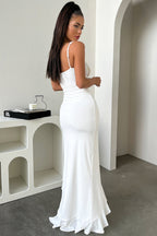 Batya | Vestido Maxi con Tirantes y Volantes