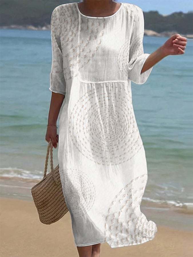Miriam · Vestido Casual Bordado