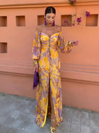 Kristin · Vestido Midi con Escote Profundo