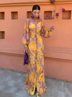 Kristin · Vestido Midi con Escote Profundo