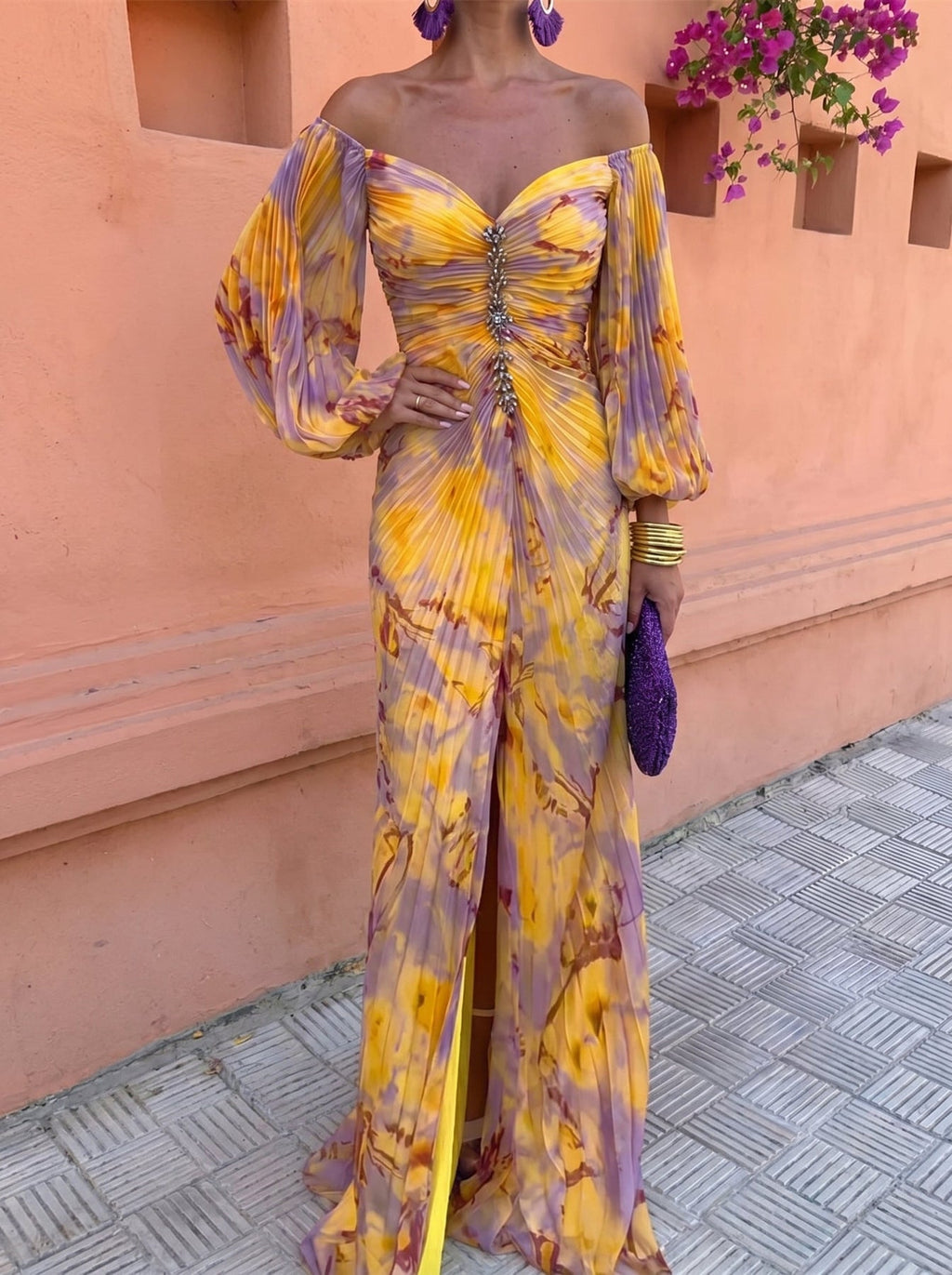Ludovica · Vestido Maxi Floral