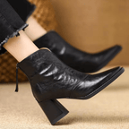 Victoire | Botines de lujo de tacón medio