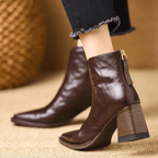 Victoire | Botines de lujo de tacón medio