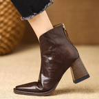 Victoire | Botines de lujo de tacón medio