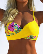 Luna · Bikini Bralette Estampado Contraste