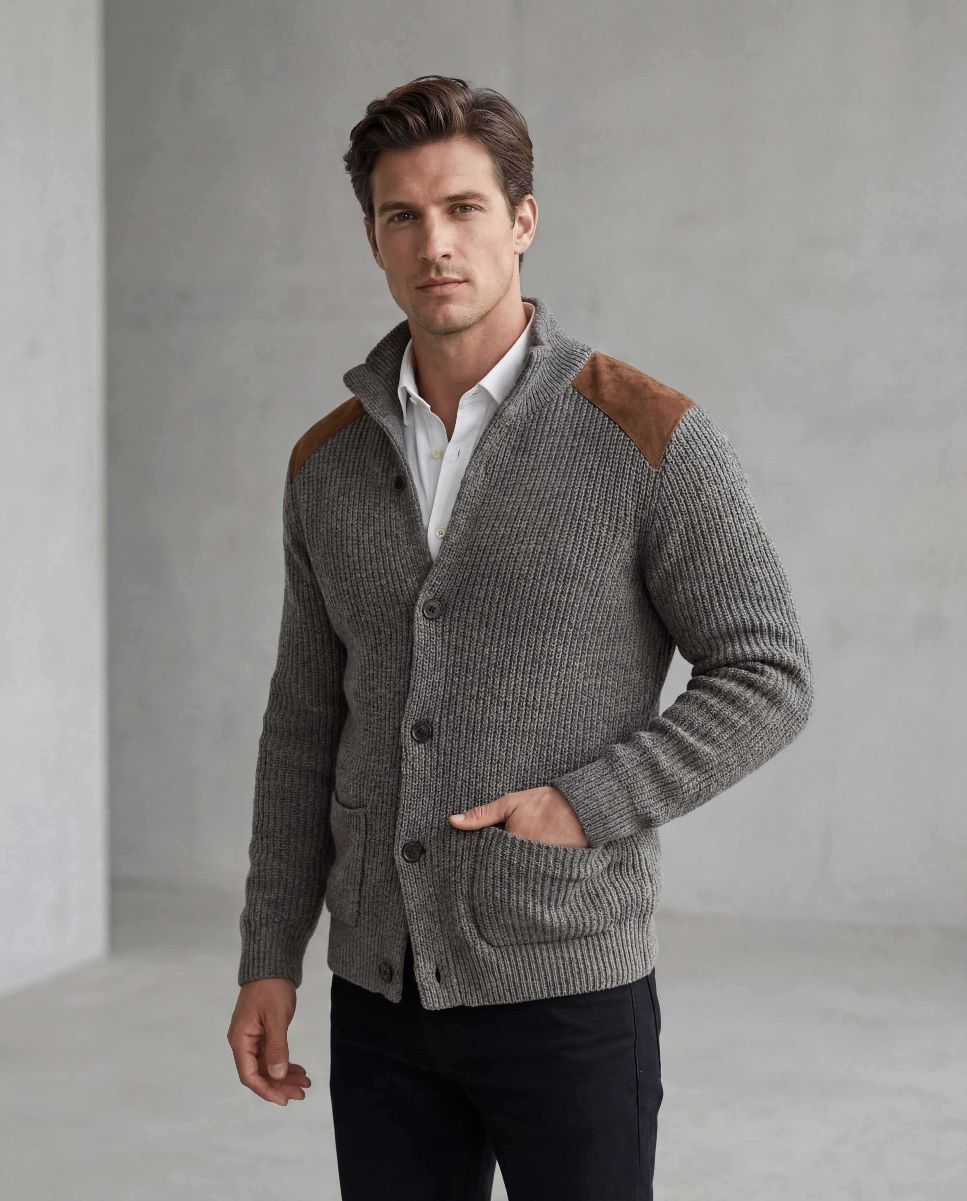 Blazer de punto texturizado Rossi Roma