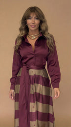 Mila | Vestido Maxi a Rayas