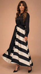 Mila | Vestido Maxi a Rayas