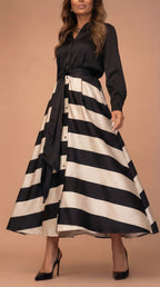 Mila | Vestido Maxi a Rayas