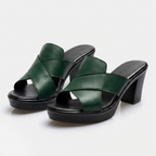 Darcy · Mules de Tacón Ancho