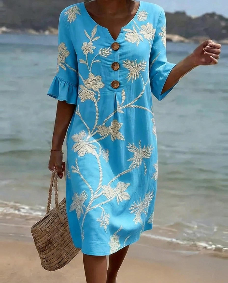 Dolores · Vestido Casual Estampado Floral