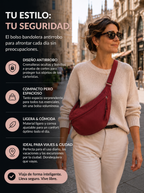 Carmela · Bolso de Hombro Burdeos — características