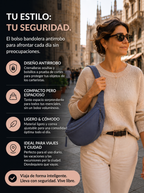 Berta · Bolso de Hombro Azul — características