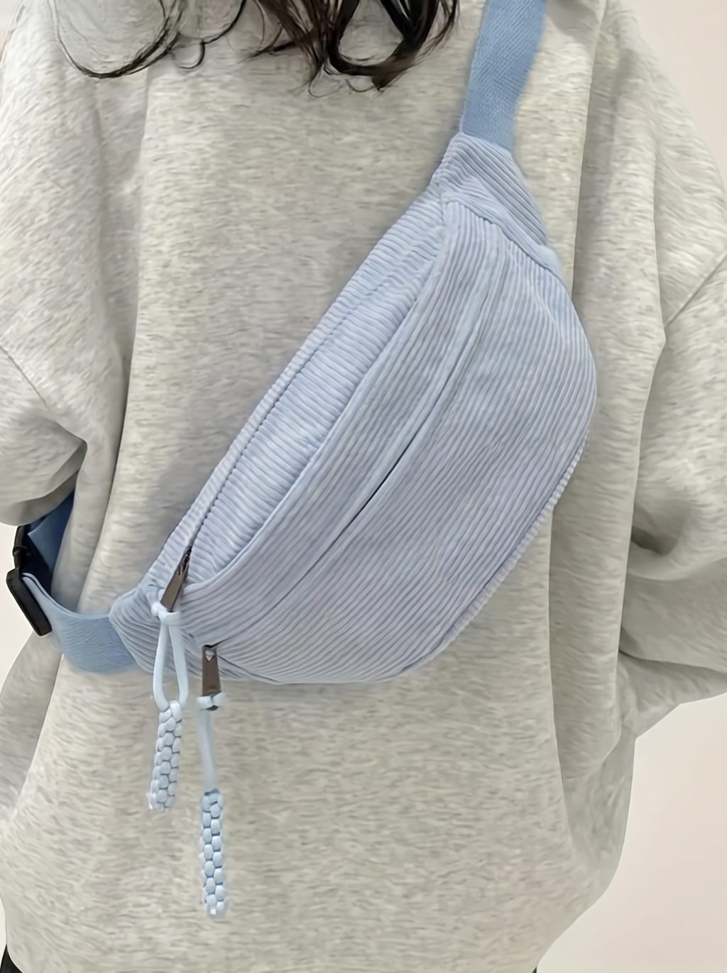 Coral · Bolso de Hombro de Pana