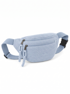 Coral · Bolso de Hombro de Pana — correa ajustable