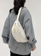 Coral · Bolso de Hombro de Pana