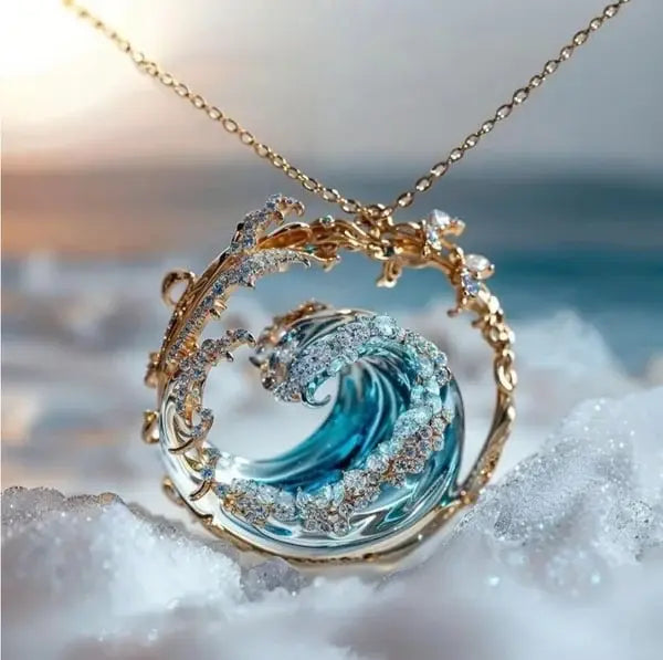 Évelia · Collar Ola del Océano